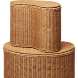 Ferm Living Natural Willora Flätad Förvaring 2-Pack
