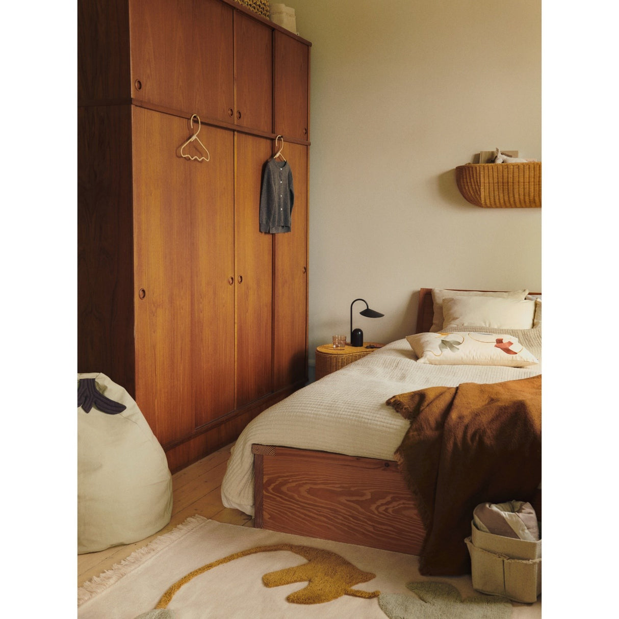 Ferm Living Natural Wavi Clothes Galgar 3-Pack