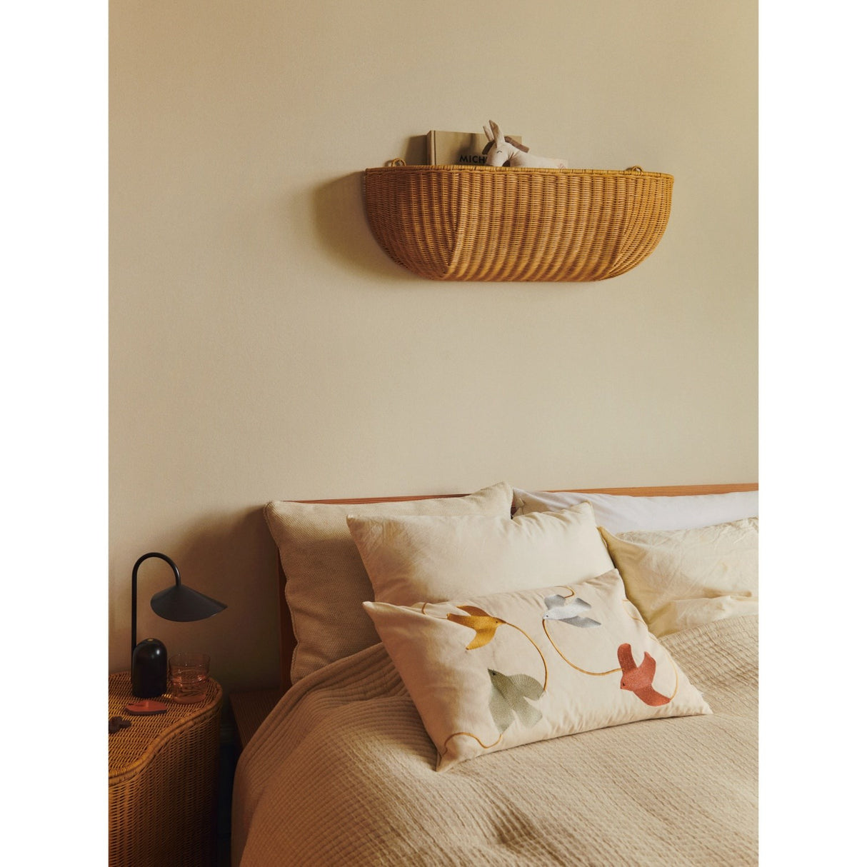 Ferm Living Natural Flätad Wall Pocket