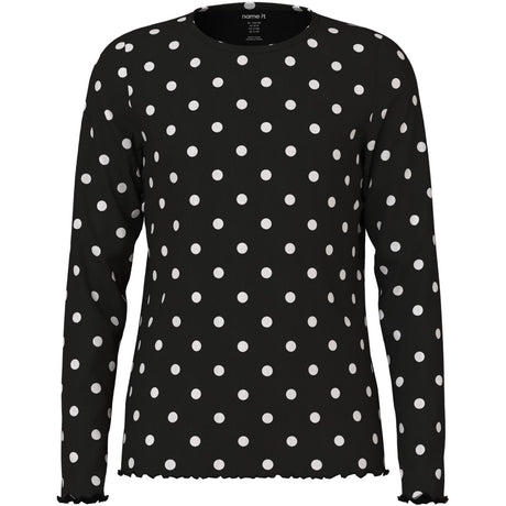Name It Black Nkfsallie Ls Topp