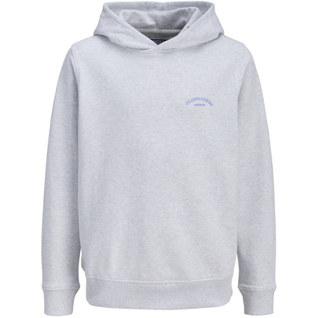 Jack & Jones Junior White Melange Jjcollege Logo Sweat Huva Jnr