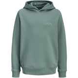 Jack & Jones Junior Mineral Blue Jjcollege Logo Sweat Huva Jnr
