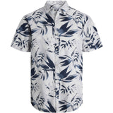 Jack & Jones Junior Cloud Dancer Jjhonolulu Aop Skjorta Ss Jnr