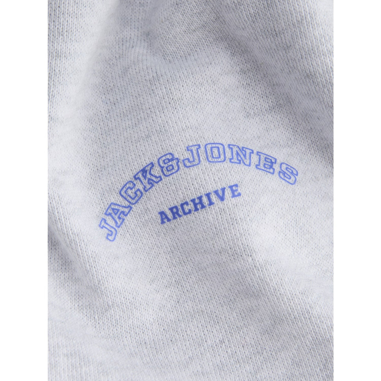 Jack & Jones Junior White Melange Jjcollege Logo Sweat Huva Jnr