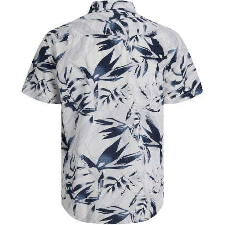 Jack & Jones Junior Cloud Dancer Jjhonolulu Aop Skjorta Ss Jnr