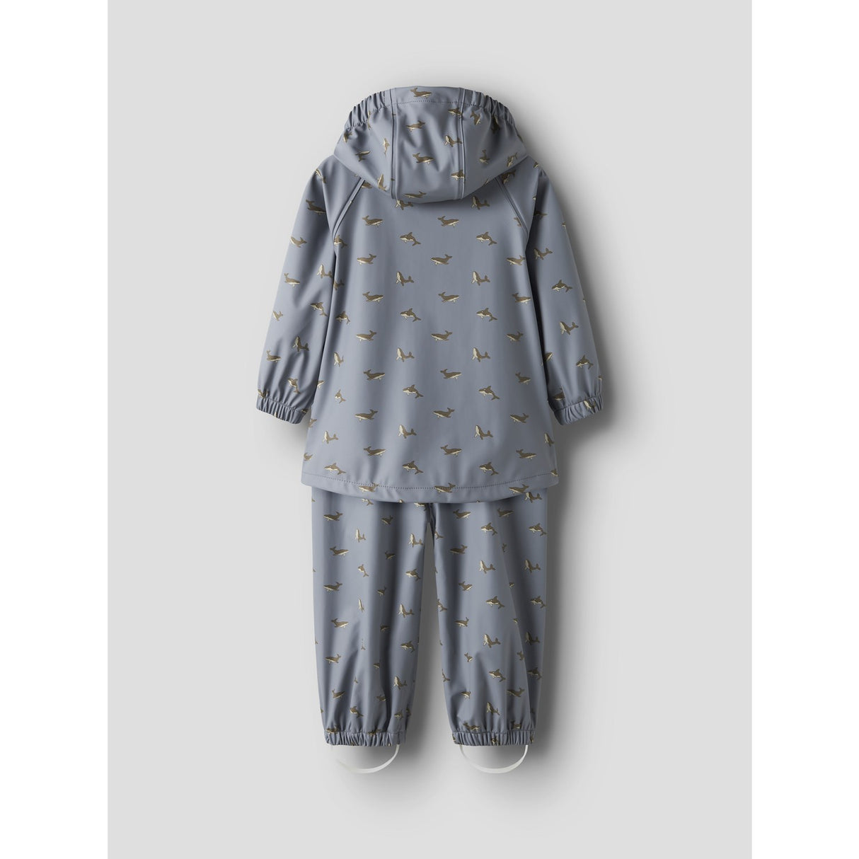 Lil'Atelier Tradewinds Whale Nmmladry10 Rain Sett Aop Fo Lil