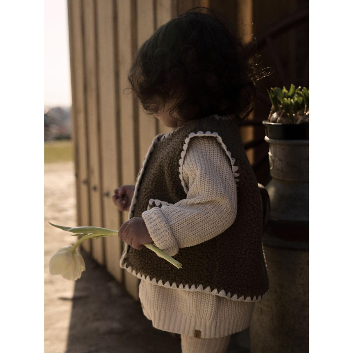 Lil'Atelier Shitake Nbflajo Loose Väst Lil