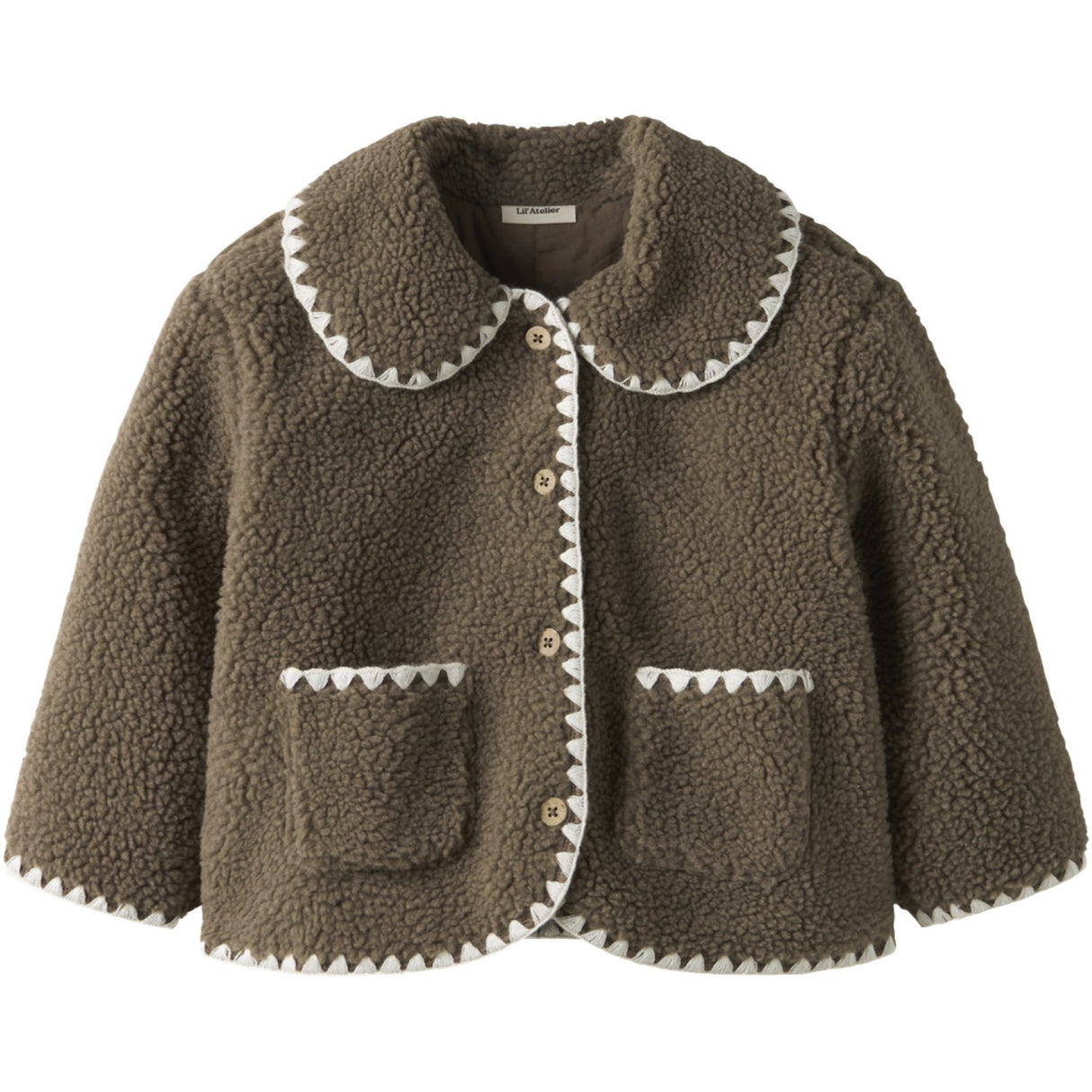 Lil'Atelier Shitake Nmflajo Ls Loose Jacka Lil