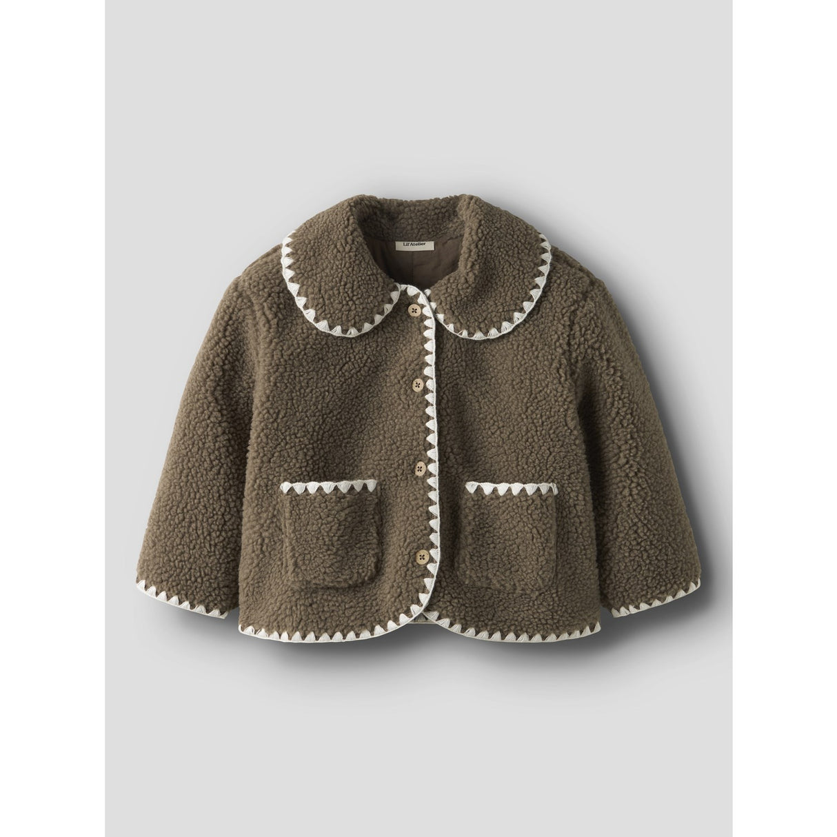 Lil'Atelier Shitake Nmflajo Ls Loose Jacka Lil