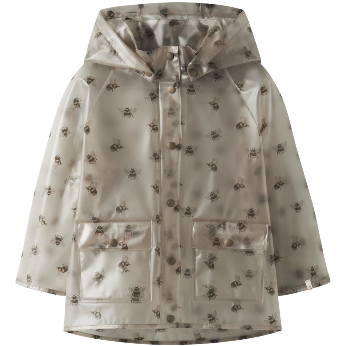 Lil'Atelier Turtledove Bee Nmnmamio Loose Rain Jacka Fo Lil