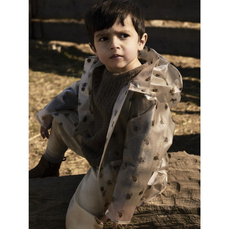 Lil'Atelier Turtledove Bee Nmnmamio Loose Rain Jacka Fo Lil
