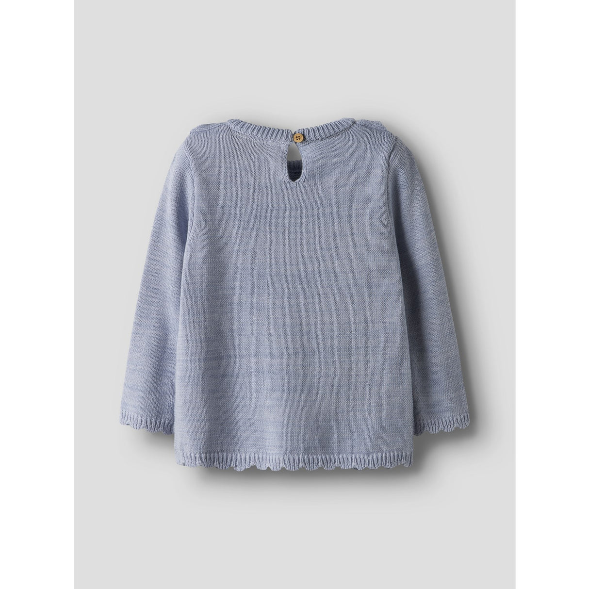 Lil'Atelier Zen Blue Nmflaguna Ls Stickad Lil Noos