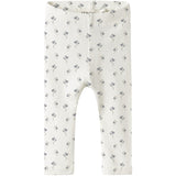 Lil'Atelier Coconut Milk Bell Flower Nbfgayo Sag Slim Leggings Lil