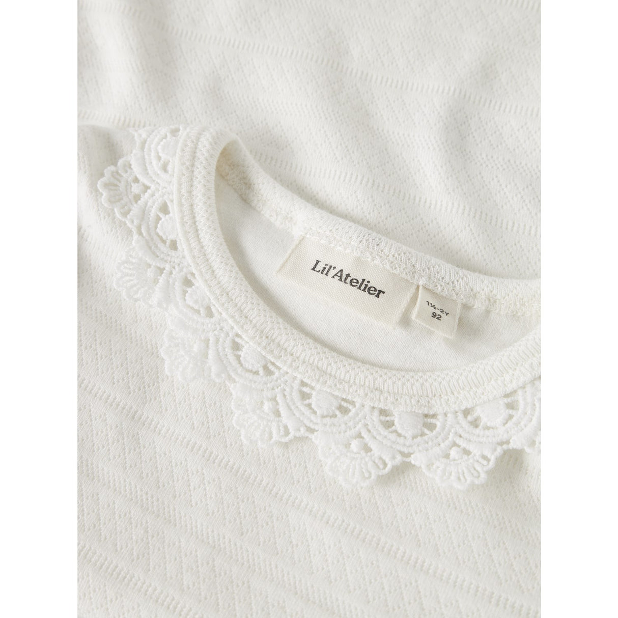 Lil'Atelier Coconut Milk Nmftapia Ls Slim Topp Lil