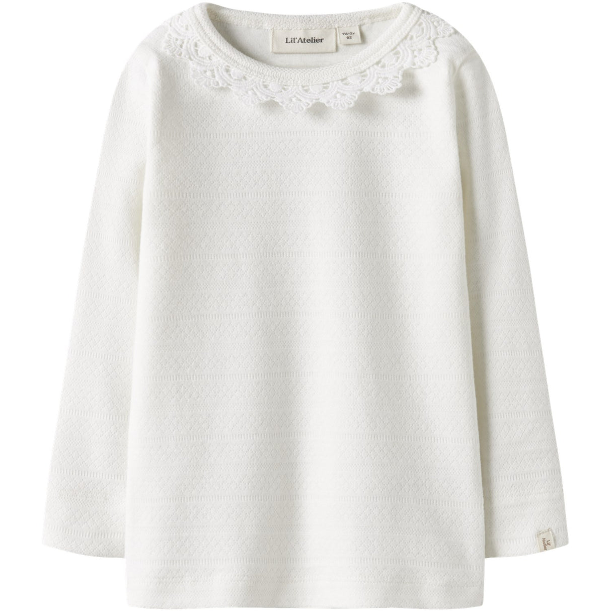 Lil'Atelier Coconut Milk Nmftapia Ls Slim Topp Lil