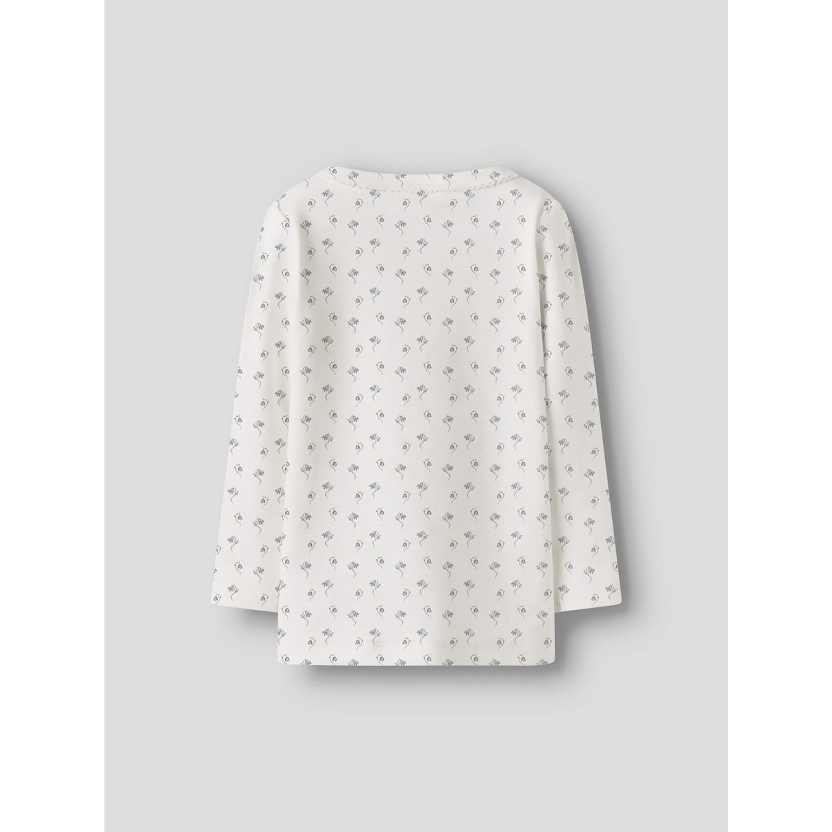 Lil'Atelier Coconut Milk Bell Flower Nmfgayo Sag Ls Slim Topp Lil