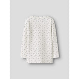 Lil'Atelier Coconut Milk Bell Flower Nmfgayo Sag Ls Slim Topp Lil