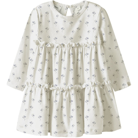 Lil'Atelier Coconut Milk Bell Flower Nmfgayo Sel Ls Klänning Lil