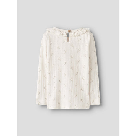 Lil'Atelier Coconut Milk Flower Nmfrachello Ria Ls Slim Topp Lil