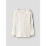 Lil'Atelier Coconut Milk Flower Nmfrachello Ria Ls Slim Topp Lil