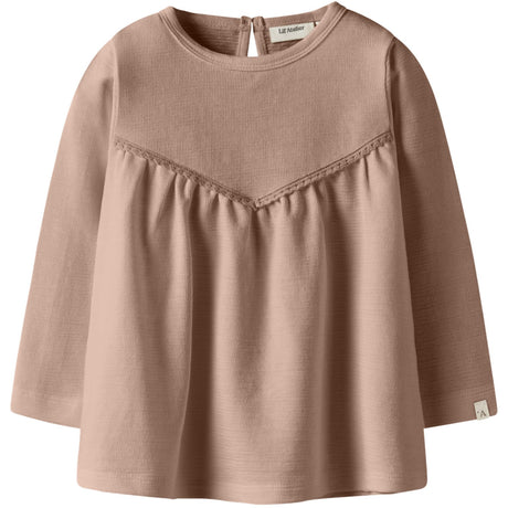 Lil'Atelier Roebuck Nmfberry Ls Loose Topp Lil