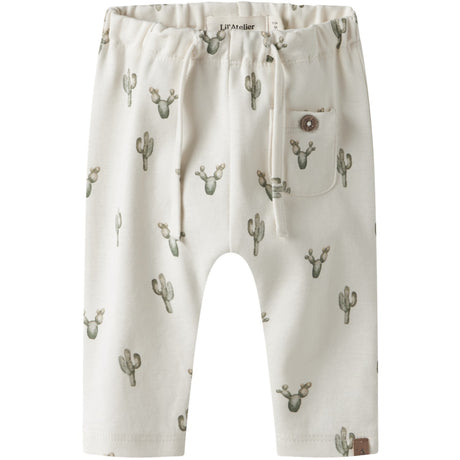 Lil'Atelier Coconut Milk Cactus Nbmlayo Sak Loose Byxor Lil