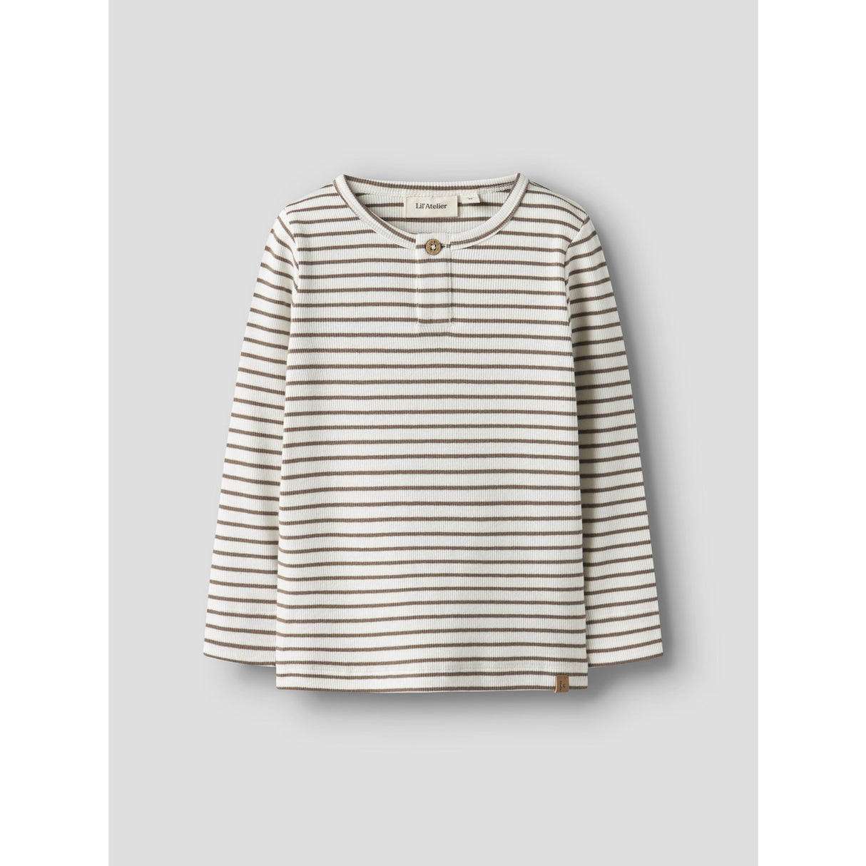 Lil'Atelier Coconut Milk Nmmtonto Tor Ls Slim Topp Lil