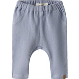 Lil'Atelier Zen Blue Nbmbalto Loose Byxor Lil