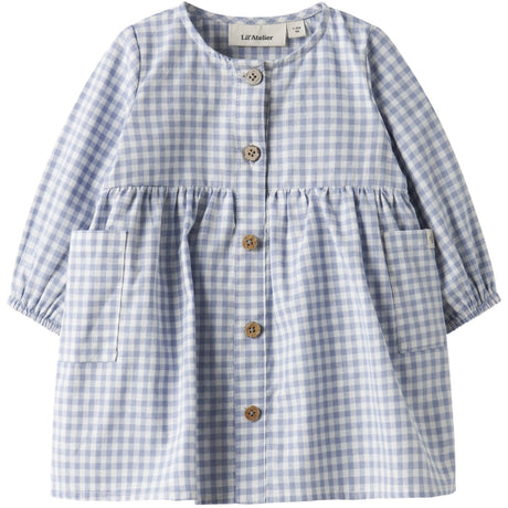 Lil'Atelier Zen Blue Nbftallula Ls Loose Body Klänning Lil