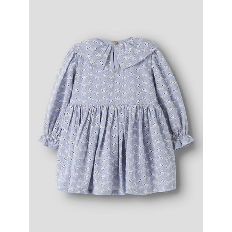 Lil'Atelier Zen Blue Nmftessie Ls Loose Klänning Lil