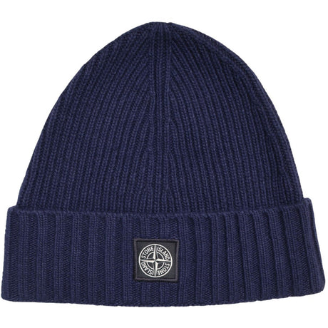 Stone Island Navy Blue Beanie
