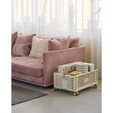 MODU Honey Yellow 4 X Förvaring Spjällåda Hjul