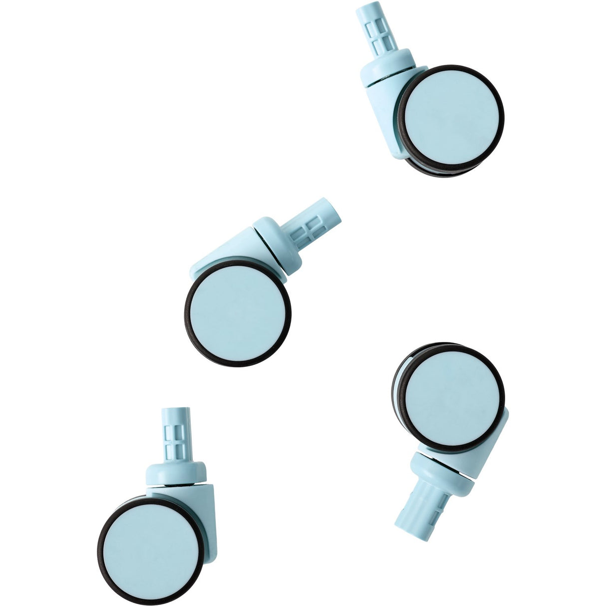 MODU Sky Blue 4 X Förvaring Spjällåda Hjul