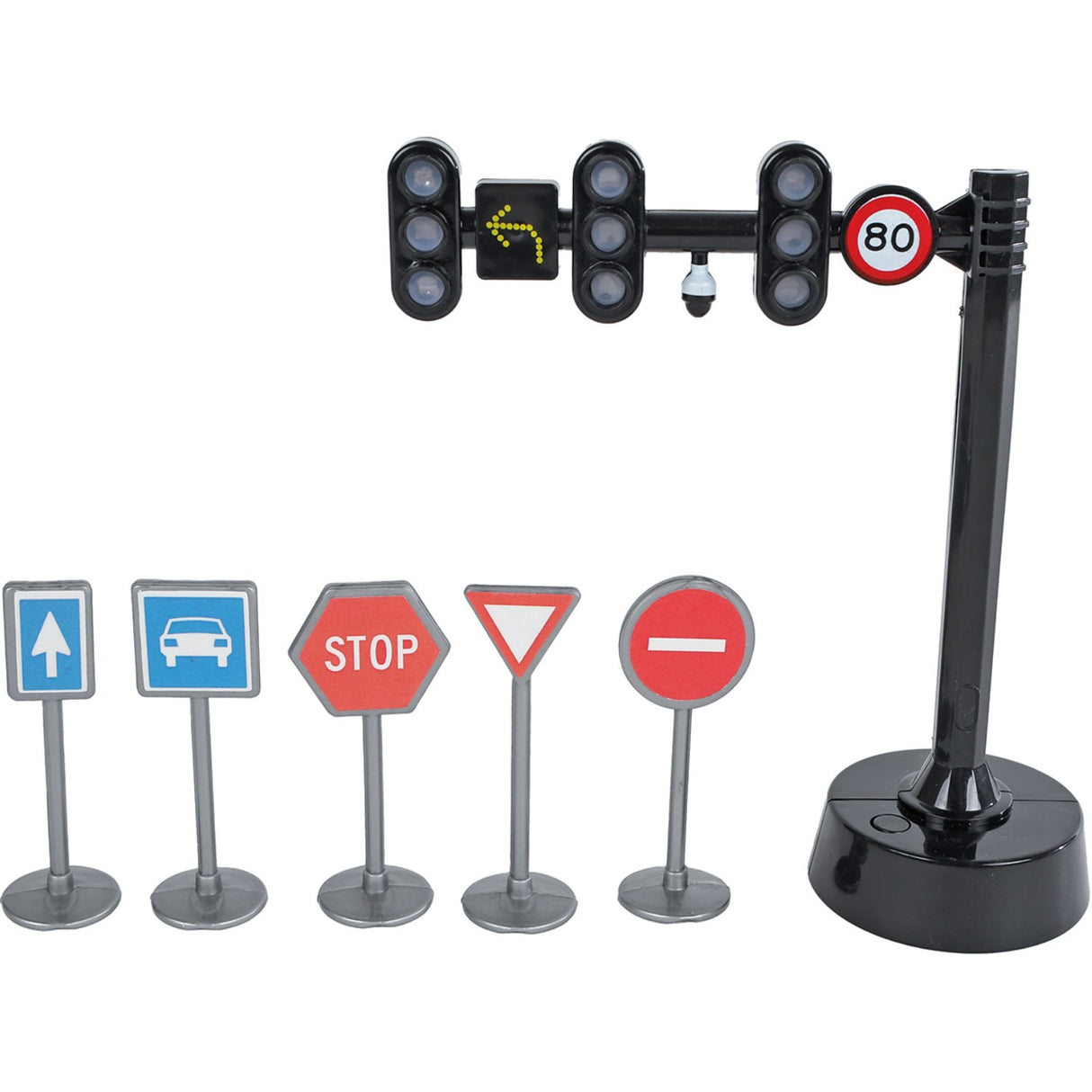 Pocket Money Traffic Light Med Light, Sound Och Traffic Signs