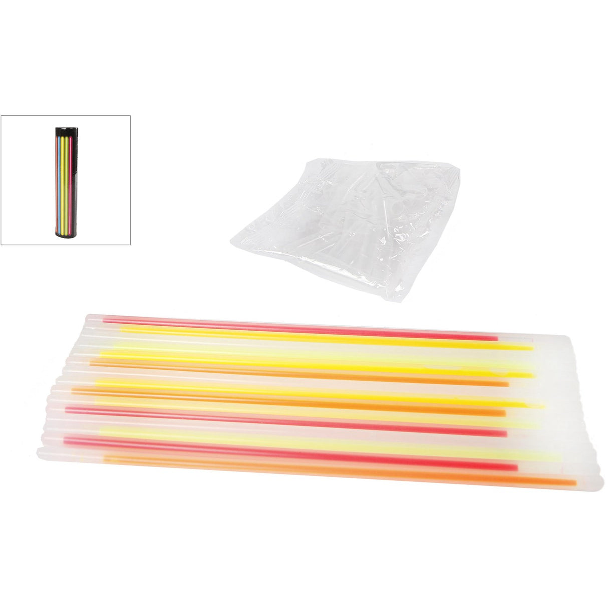Pocket Money Glow Sticks 50 Styks In Tube 20 Cm