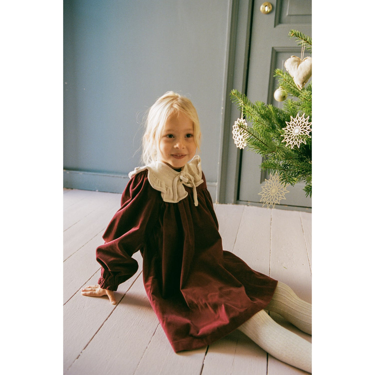 Wheat Ruby Red Klänning L/S Elvira