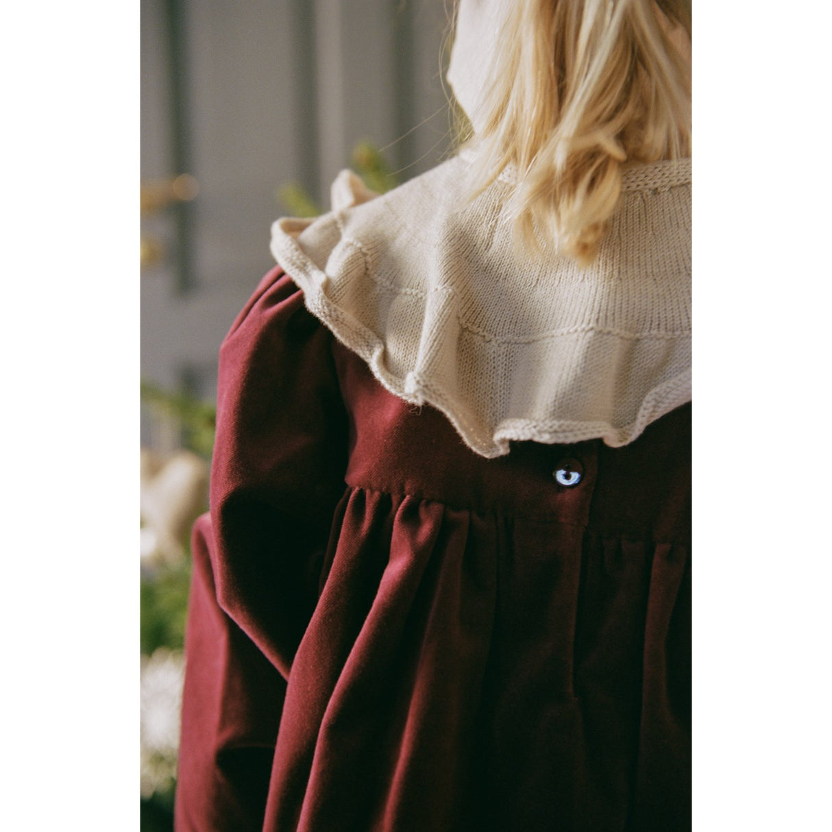 Wheat Ruby Red Klänning L/S Elvira