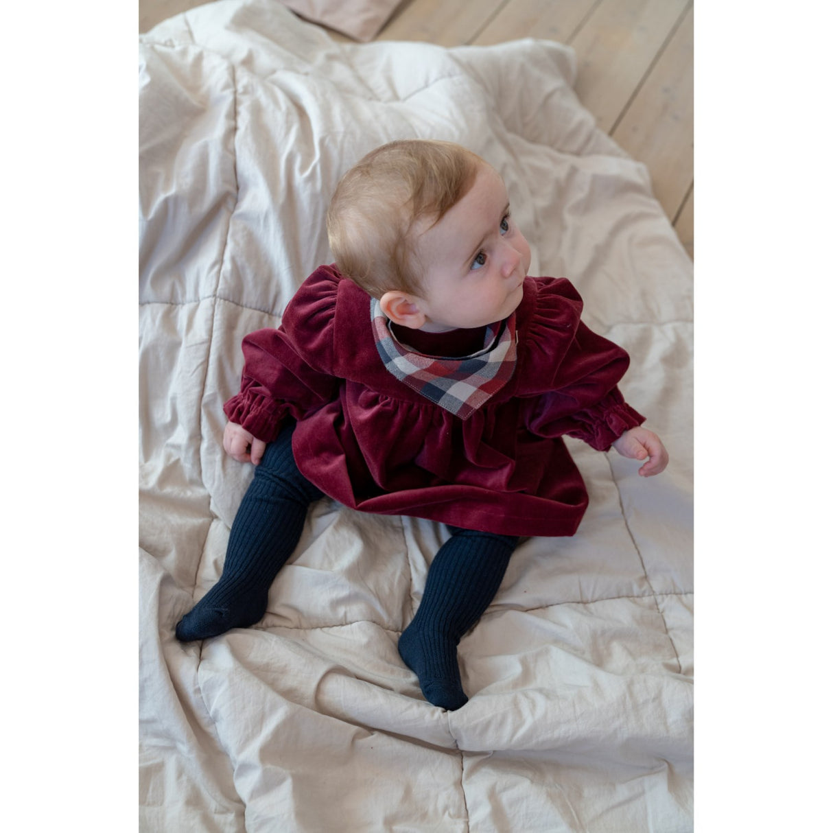 Wheat Ruby Red Klänning L/S Elvira