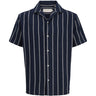 Jack & Jones Junior Sky Captain Stripes Jorcoba Stripe Resort Skjorta Ss Sn Jnr