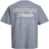 Jack & Jones Junior Tradewinds Jornorrebro Typo Tee Ss Crew Neck Sn Jnr