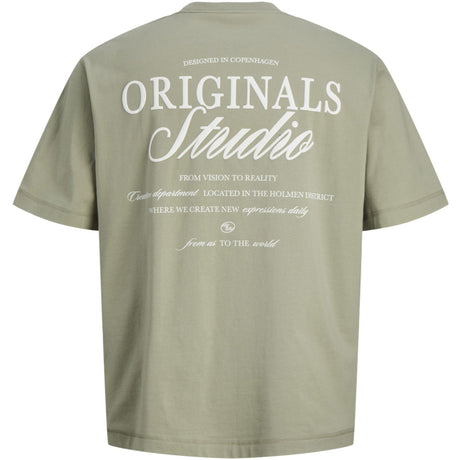 Jack & Jones Junior Seagrass Jornorrebro Typo Tee Ss Crew Neck Sn Jnr