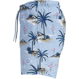 Jack & Jones Junior Celestial Blue Jpstmaui Vibes Novelty AOP Swim Sh Jnr