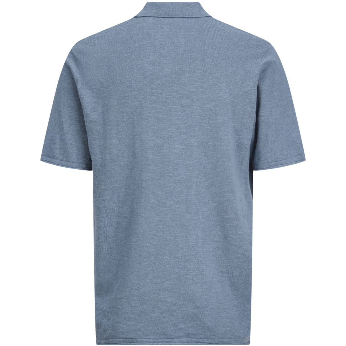 Jack & Jones Junior Blue Mirage Jjkane Stickad Split Neck Pikétröja Jnr