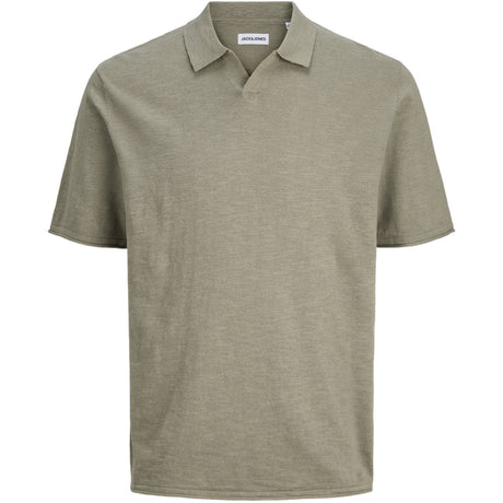 Jack & Jones Junior Vetiver Jjkane Stickad Split Neck Pikétröja Jnr
