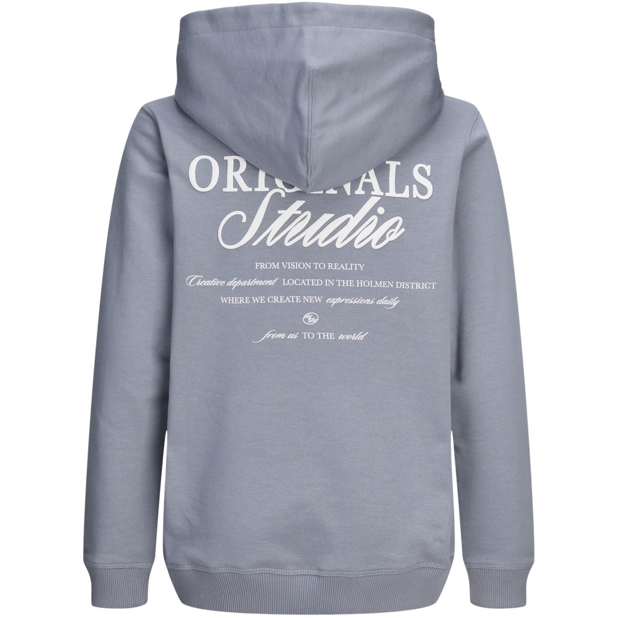 Jack & Jones Junior Tradewinds Jornorrebro Typo Back Sweat Huva Sn Jnr