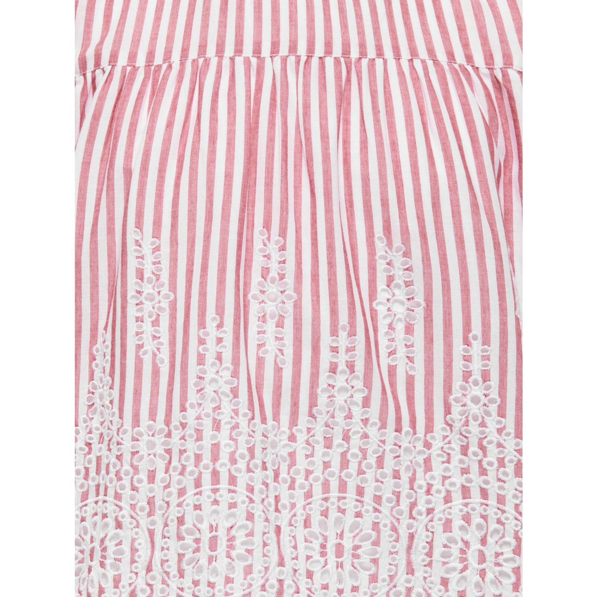 kids ONLY Barbados Cherry Cloud Dancer Kogbondi Life S/L Emb Frill Topp Wvn