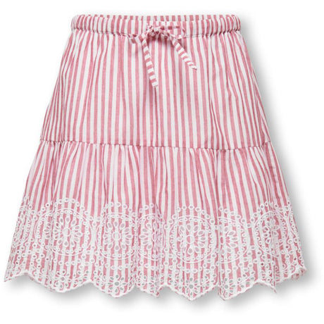 kids ONLY Barbados Cherry Cloud Dancer Kogbondi Life Emb Kjol Wvn