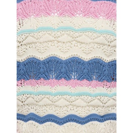 kids ONLY Tofu Begonia Pink/Harbor Gray/Riviera Kogdonna Life Ls Pattern Pullover Knt