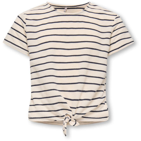 kids ONLY Tofu Night Sky Kogjana Ss Striped Knot Topp Jrs