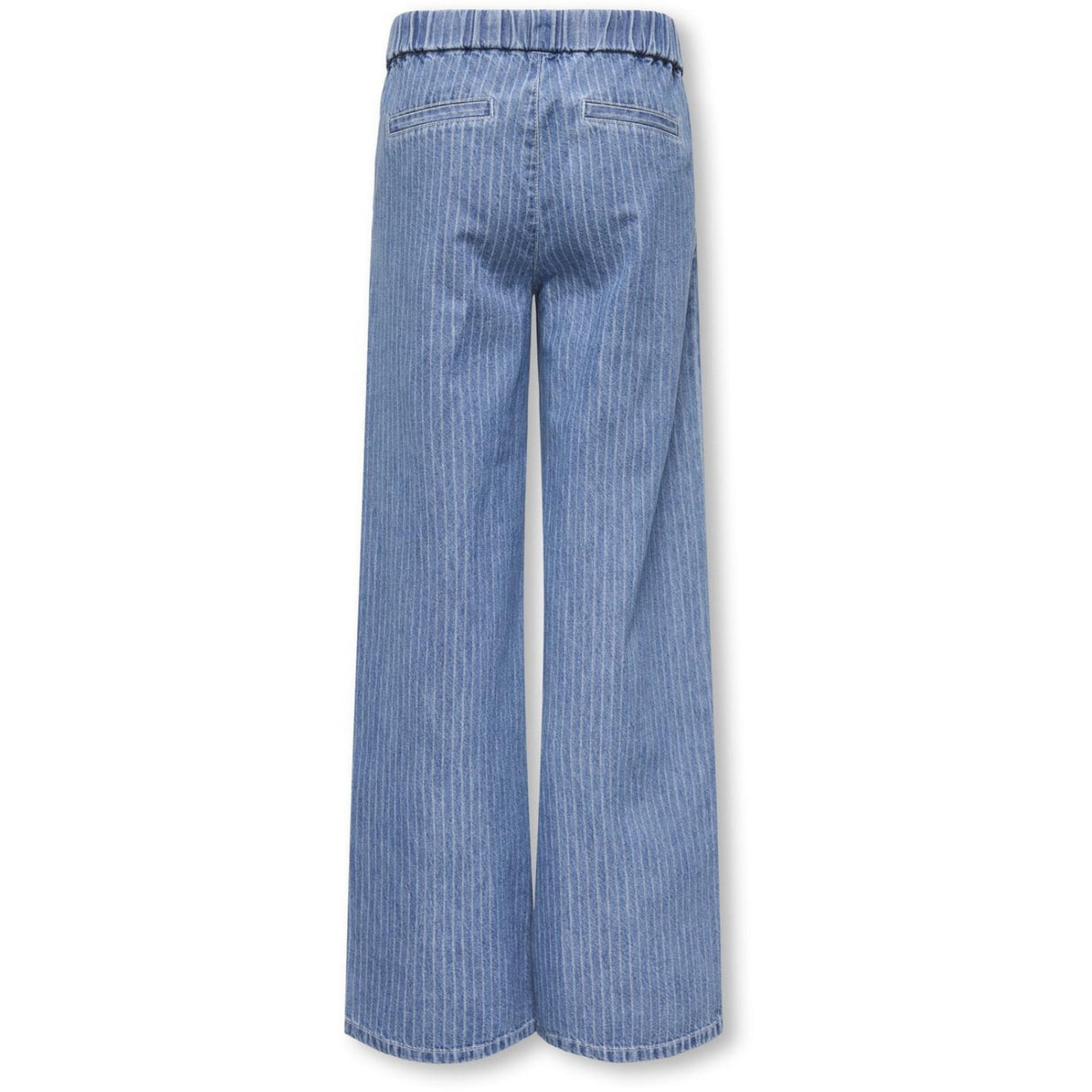 kids ONLY Medium Blue Denim Stripes Kogyasmin Wide Byxor Dnm Gua